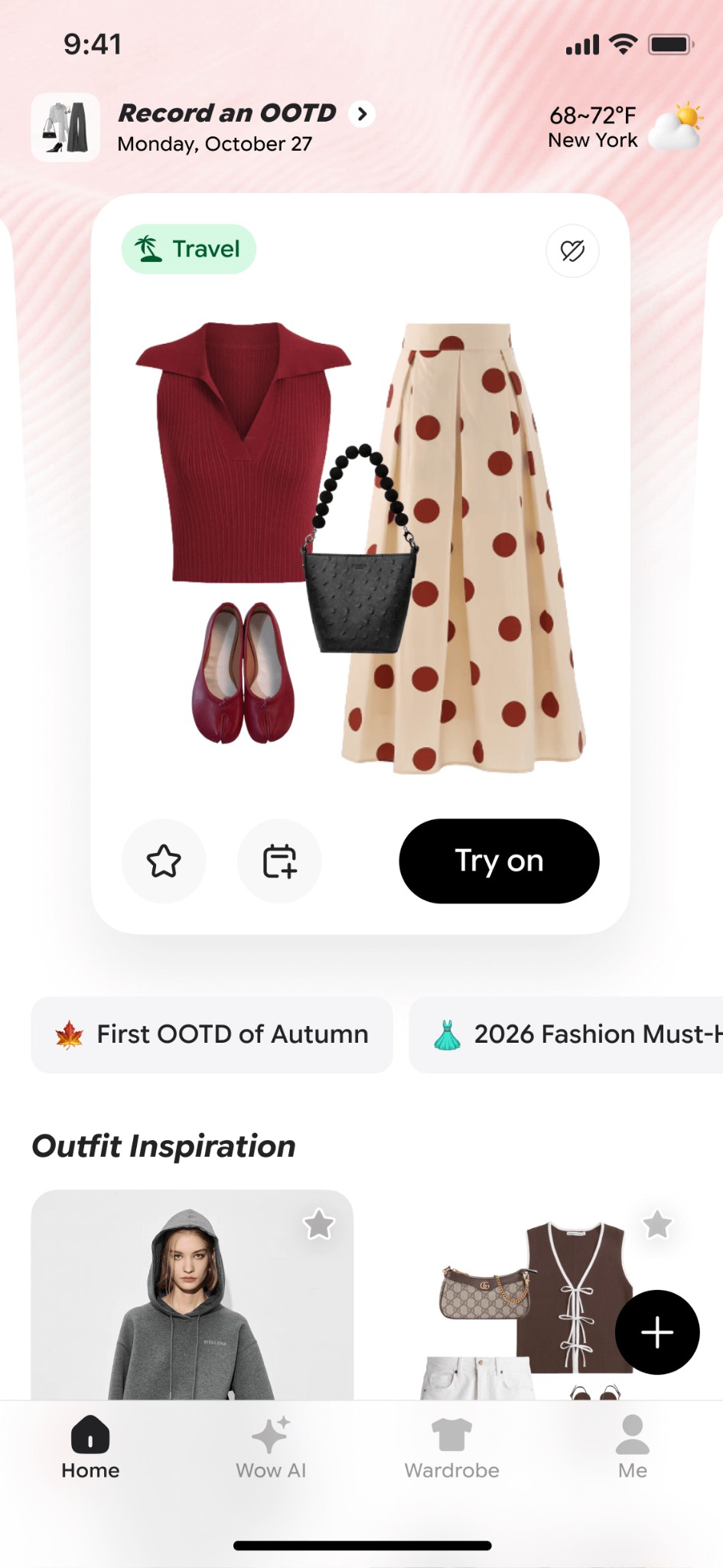 WearWow app screenshot